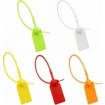100 Pieces Etiquettes Serre-câbles en Plastique, Etiquettes Cable, Collier de Serrage Plastique, Câble Zip Liens étiquettes pour Vêtements Chaussures