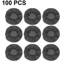 100 pièces housse de casque extensible housses de casque jetables housses de casque non tissées coussinets d'oreille hygiéniques coussins pour casque