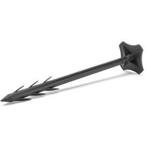 Haga - 100 pp-nägel Kunststoffanker 20cm Erdnagel für Unkrautvlies Bodengewebe