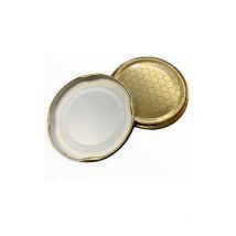 Apicor - 100 pz. - Capsula Capsule Miele Cellette 70 mm per vasetti in vetro da 500 gr. 500 gr.