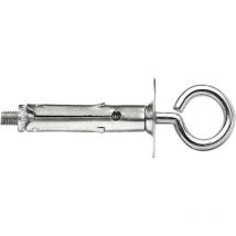 Mini-tassello zinco-cromato occh. chiuso MM.6. Prezzo per 1 pezzo.