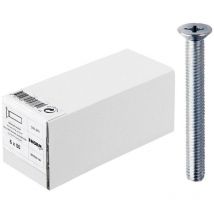 Senkkopfschraube DIN 965 M 8x50mm galvanisch verzinkt korrosionsbeständig hochwertige Schraube
