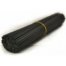 Minkurow 100 Stück Faser-diffusor-ersatzstäbchen Für Parfümaroma (25 Cm X 3 Mm, Schwarz)