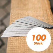 Abbrechklingen - Ersatzklingen für Cuttermesser 18 mm - 100 Stück - Fronttool