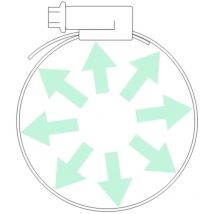 Schneckengewindeschelle DIN3017, torro, W5, 12mm, 40-60mm