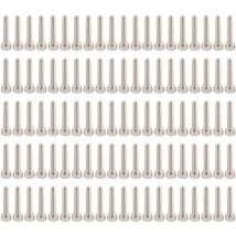 100 Vis à Tête Hexagonale Creuse M3x16 - Acier Inoxydable 304 - Pour Fixations Résistantes - Lot Économique pour Bricolage et Professionnels