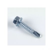 100 vis autoperceuses tête hexagonale a embase 6X12 - 3321-6X12 - Ce produit de marque est neuf. - Topcar