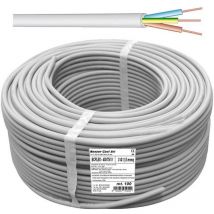 Marca - 100 x section de câble électrique 3x1,5 gris 450/750v