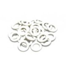 GMP - 100 x joint sanitaire « platine » blanc mm2