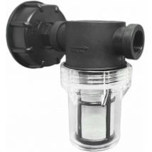 Missdong - 1000 l Tank Fitting, Garden Hose Joint for Rainwater Collectors with Filter Function, S60x6 ibc Water Tank Adapter (1/2'' Inner Thread)