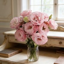 1000 Lisianthus Samen Rosa Lucita – Reichblühende, Leicht Zu Kultivierende Sorte, Ideal Für Balkon, Topf Und Farbenfrohe Beete