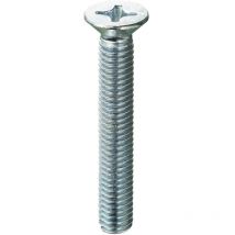 1000 x vis métalliques à tête plate 3x 20 zinc.