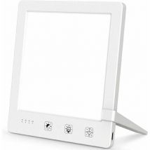 10000 lux Phototherapielampe, Lichttherapielampe mit Timerfunktion und Touch-Steuerung, Lichttherapie gegen Depressionen mit 3 Helligkeitsstufen,
