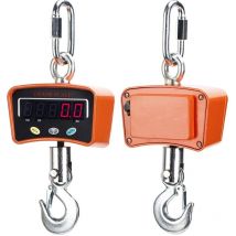 1000kg/2200lb Digital Hanging Scale Industrial Crane Scale with Precision Sensor Suitable for Farm Weighing, Outdoor Fishing Scale Game Weighing