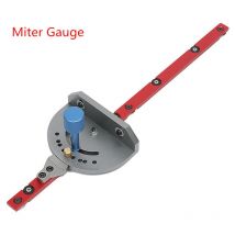 Kingso - 1000mm alliage d'aluminium rouge 45 Type T-Track travail du bois T-rainure à onglets piste / Table scie routeur jauge à onglets Hasaki