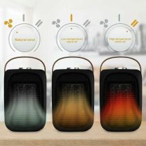 1000w / 500W ptc Ceramic heater, 3 modes, Safe and quiet Heating, Small heater for Bedroom, Office, indoor use