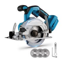 Akku Kreissäge-ONEVAN 1000W 125mm Handkreissäge für Makita 18V Akku - mit 3 Sägeblättern(ohne Batterie)