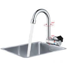 1002 Évier de cuisine rv pliable chaud et froid, robinet G1/2, pièce en céramique, noyau de valve en cuivre, évier de yacht rv rotatif à 360 degrés,