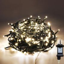 100/200/300/400LED Fairy Lights,8 Modes Timer String for Bedroom Plug in,Warm White Outdoor Garden Mains Powered Waterproof Christmas for