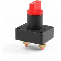 100A 12V Interrupteur Rotatif De DéConnexion Coupe Batterie Voiture Interrupteur D'Alimentation De La Batterie,Noir