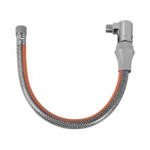 100cm Gas Connection Pipe DN12 1/2 Inch Quick Release Elbow
