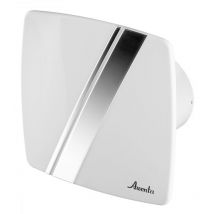 Awenta - Ventilateur salle de bain capteur d'humidité 100mm Blanc abs linea