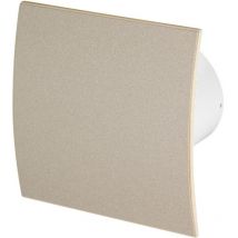 Awenta - 100mm Timer Extractor Fan Beige Structure Front Panel escudo Wall Ceiling Ventilation