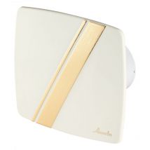Ventilateur salle de bain à cordon de traction 100mm Ecru abs linea