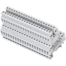 100pcs double entrée et double sortie type combiné terminal de câblage, rangée de bornes de câblage universel