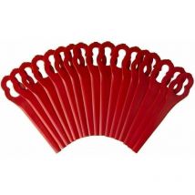 Gabrielle 100Pcs PA6 Lames pour Coupe-Bordures Einhell ge-ct 18 Li, gc-ct 18/24 Li, bg-ct 18 Li, rg-ct 18 Li,Lames de Rechange Plastique pour Einhell