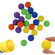 100pcs Refill Balls For Air Toy Gun Soft Foam Balls Refill Pack Round Bullet Ball Outdoor Sports Game Refills Blasters Ball