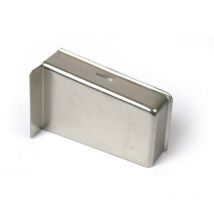 100pz Guscio Copertura Metallo Mm 68/43 Cr/sat Destra