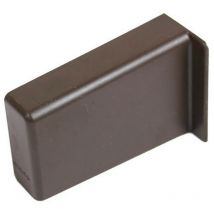 100PZ guscio copertura plastica mm 67/43 marrone sinistra