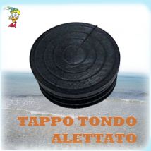 100PZ puntale di protezione alettato tondo ï mm. 60