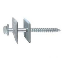 100PZ vite tirafondi per legno autofiletante acciaio zincato bianco vl ter - MM.6X70