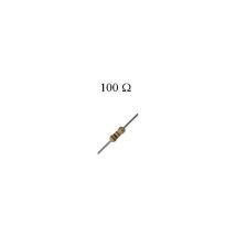 100r 1/4w Resistenza al carbonio 100 Ohm 1/4w 2% 100r1/4w