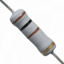 100R 2W Resistencia Metal Oxido Axial 5% 5x12mm