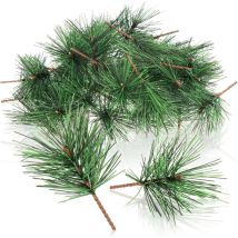 100x Décoration de Dispersion, Branches de pin décoratives pour la Dispersion - brins décoratifs à Disperser (100 pièces - Branches de pin)