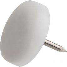 Kunststoffgleiter weiß 30 mm