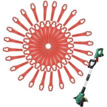 100x Ersatzmesser Rasentrimmer – Kunststoff Ersatzklingen 83mm