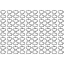 100x Rondelle élastique ondulée rondelle frein en acier à ressorts zingué DIN 137B Blocage Fixation Vis Boulon Quincaillerie Vibration, M6x12x0,5mm