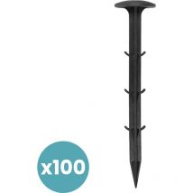 Pack de 100 Piquets Toile de Paillage