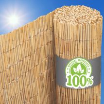 100x300 Estera de Caña - Malla Protectora Balcon - Vallas para Jardin o Terraza