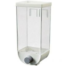10243 Dispensador envase 1 Kg dispensador de cereales frutos secos y legumbres Color: Blanco