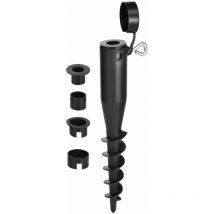 Spetebo - Einschraub Bodenhülse - ø 6 cm - Halterung für Sonnenschirme und Wäschespinnen