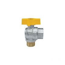 Effebi Venus 1074 Valvola Sfera Squadra Ø3/4' Femmina/Maschio Con Farfalla Giallo - 1074G265