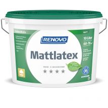 Renovo - Mattlatex din en 13 300 10,0L weiss