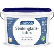 Renovo Seidenglanzlatex weiß 10 Ltr. Latexfarbe
