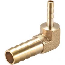 10mm à 4mm Raccord Cannelé Tuyau Laiton Barbelé 90 Degré Coude Tuyau Connecteur Coupleur Adaptateur Tube