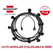 Catena serie di luci prolunga luci illuminazione mt 10 con portalampade